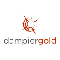 Dampier Gold (DAU)のロゴ。