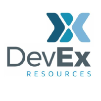 Devex Resources (DEV)のロゴ。