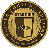 HTMLCoin (HTMLUST)のロゴ。