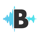 Audioboom (BOOM)のロゴ。