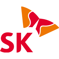 SK Telecom (SKM)のロゴ。