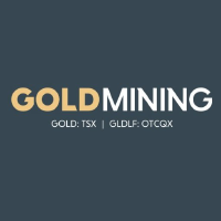 GoldMining (GOLD)のロゴ。