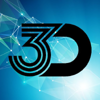 333D (T3D)のロゴ。