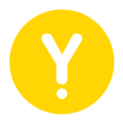 Yellow Brick Road (YBR)のロゴ。