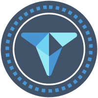 Trade Token (TIOBTC)のロゴ。