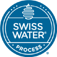 Swiss Water Decaffinated... (PK) (SWSSF)のロゴ。