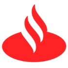 Banco Santander Chile (BSAC)のロゴ。