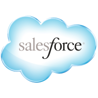 Salesforce (CRM)のロゴ。