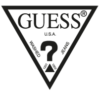 Guess (GES)のロゴ。