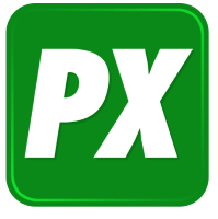 P10 (PX)のロゴ。