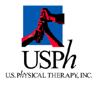 US Physical Therapy (USPH)のロゴ。