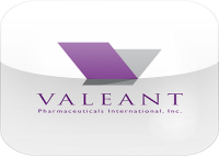 Valeant Pharma (VRX)のロゴ。