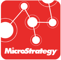 MicroStrategy (MSTR)のロゴ。