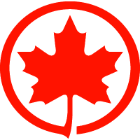 Air Canada (AC)のロゴ。