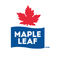 Maple Leaf Foods (MFI)のロゴ。