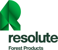 Resolute Forest Products (RFP)のロゴ。